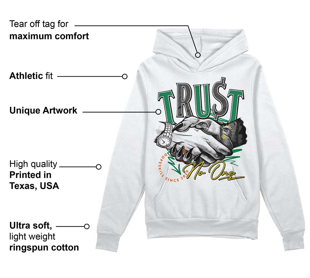 Green Collection superstreetwear Hoodie Sweatshirt Trust No One Graphic