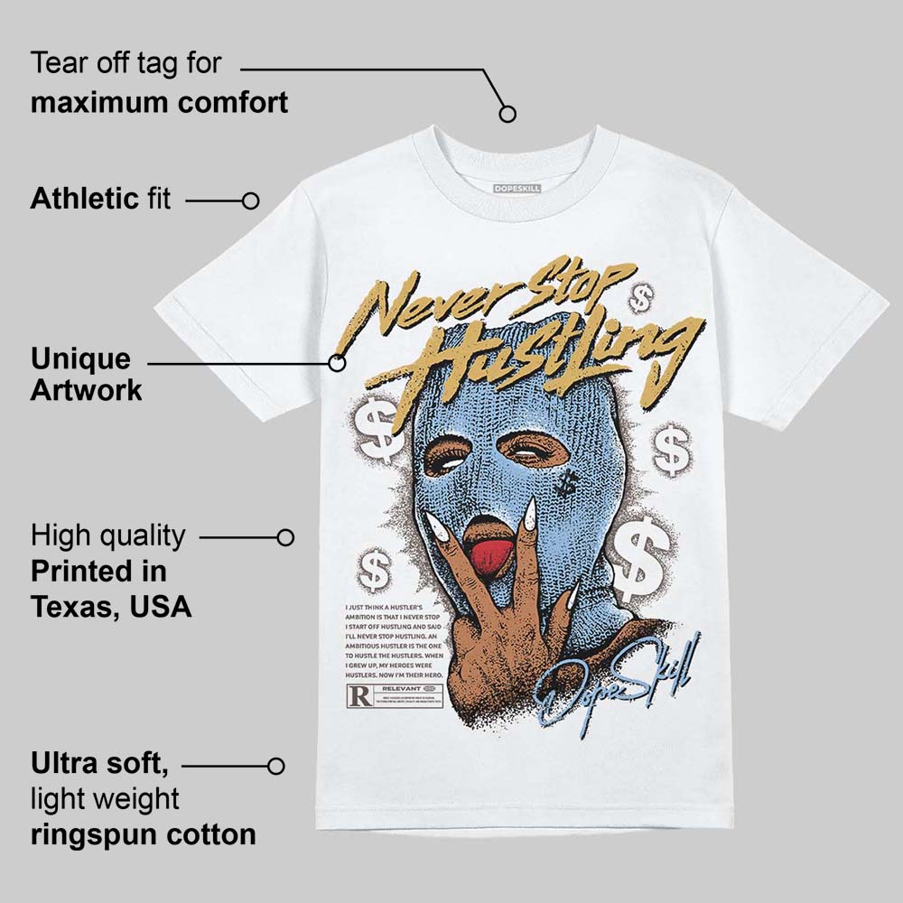 Handball Spezial Light Blue superstreetwear T-Shirt Never Stop Hustling Graphic