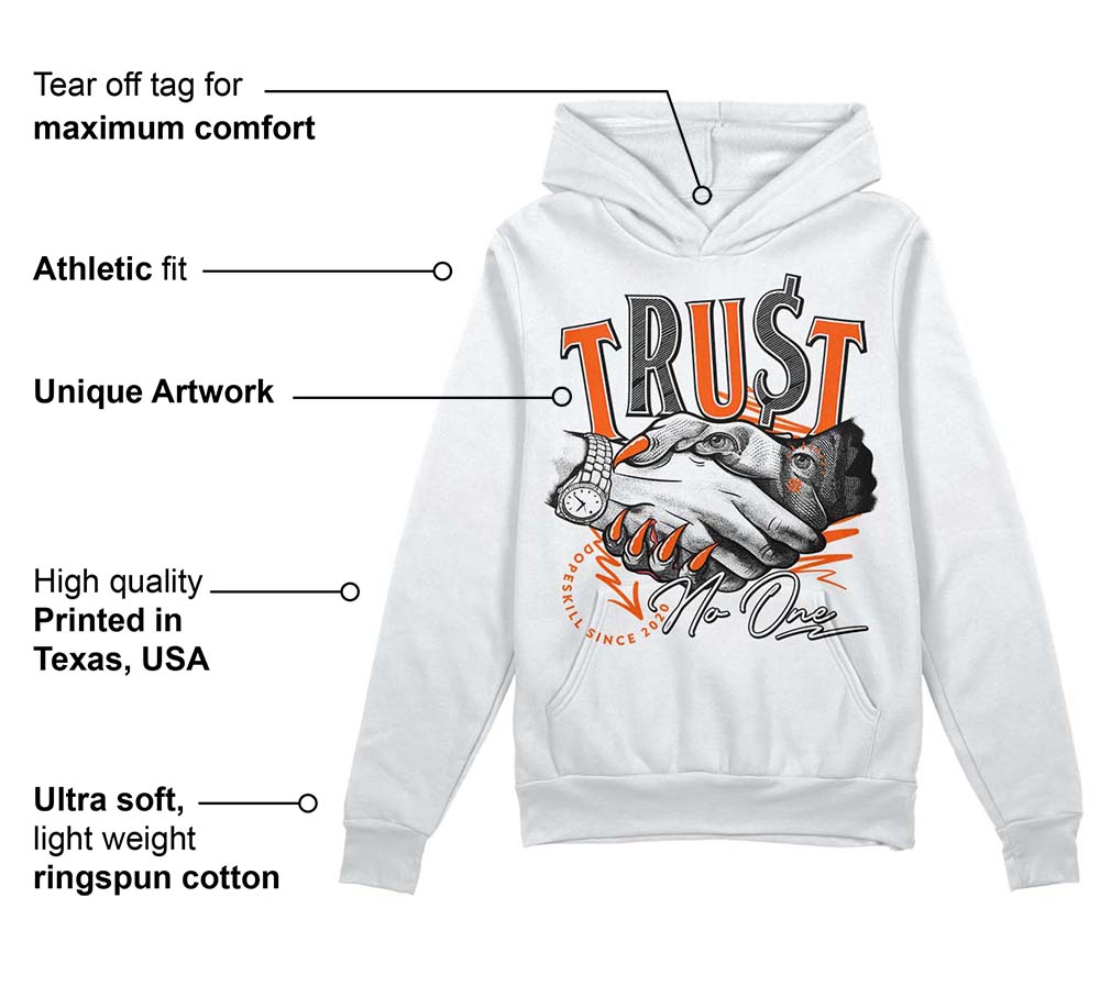 Orange Milk superstreetwear Hoodie Sweatshirt Trust No One Graphic
