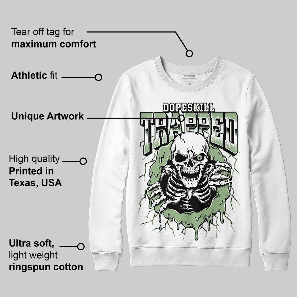 Seafoam 4s superstreetwear Sweatshirt Trapped Halloween Graphic