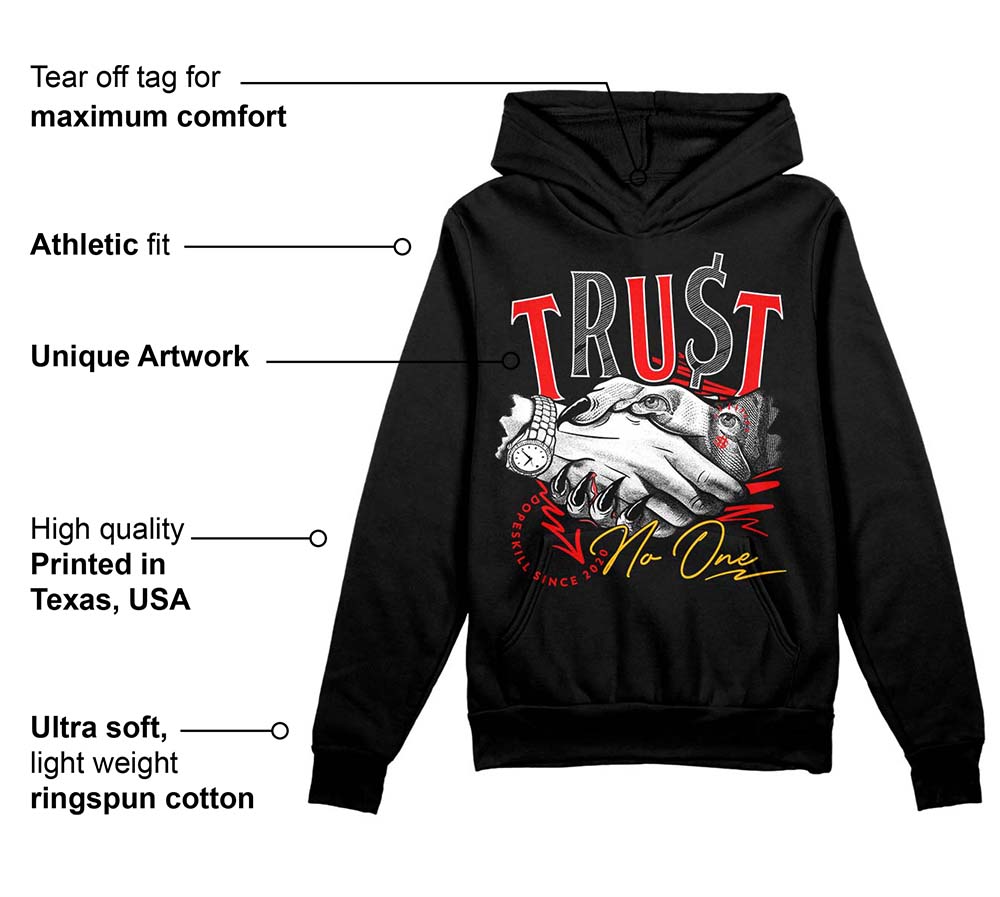 Red Collection superstreetwear Hoodie Sweatshirt Trust No One Graphic