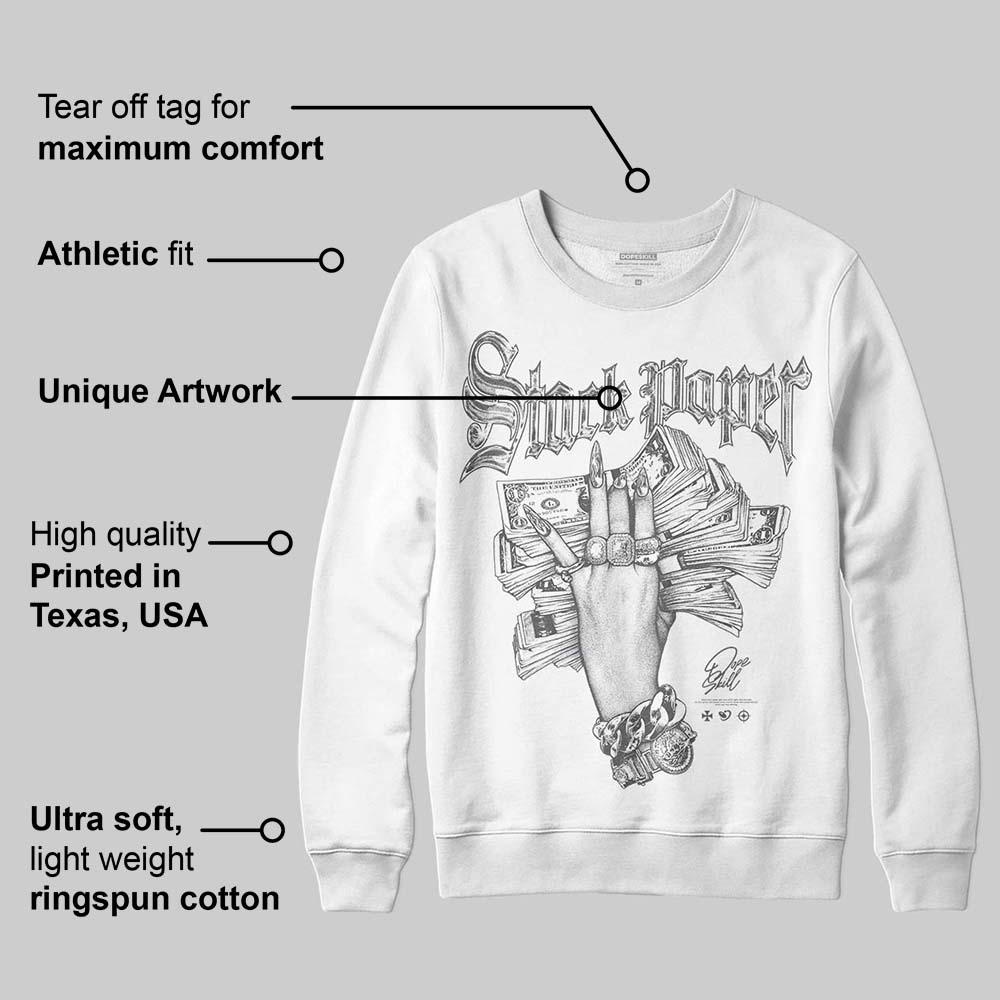 Grey Collection superstreetwear Sweatshirt Stack Paper Graphic