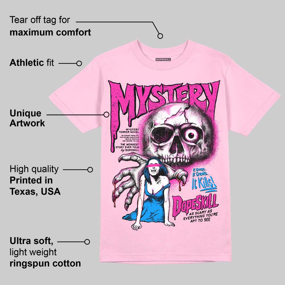 Pink Collection superstreetwear Pink T-shirt Mystery Ghostly Grasp Graphic