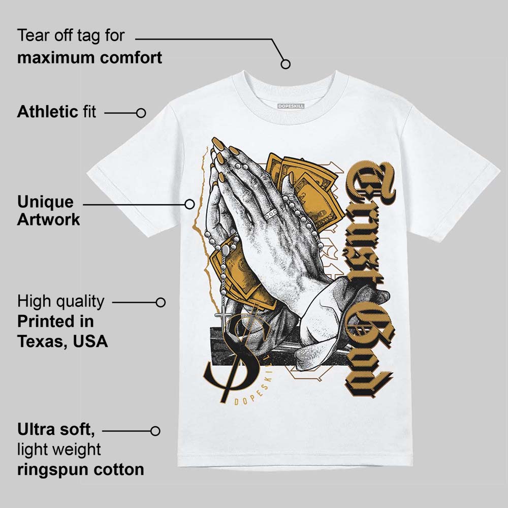 Wheat 13s superstreetwear T-Shirt Trust God Graphic