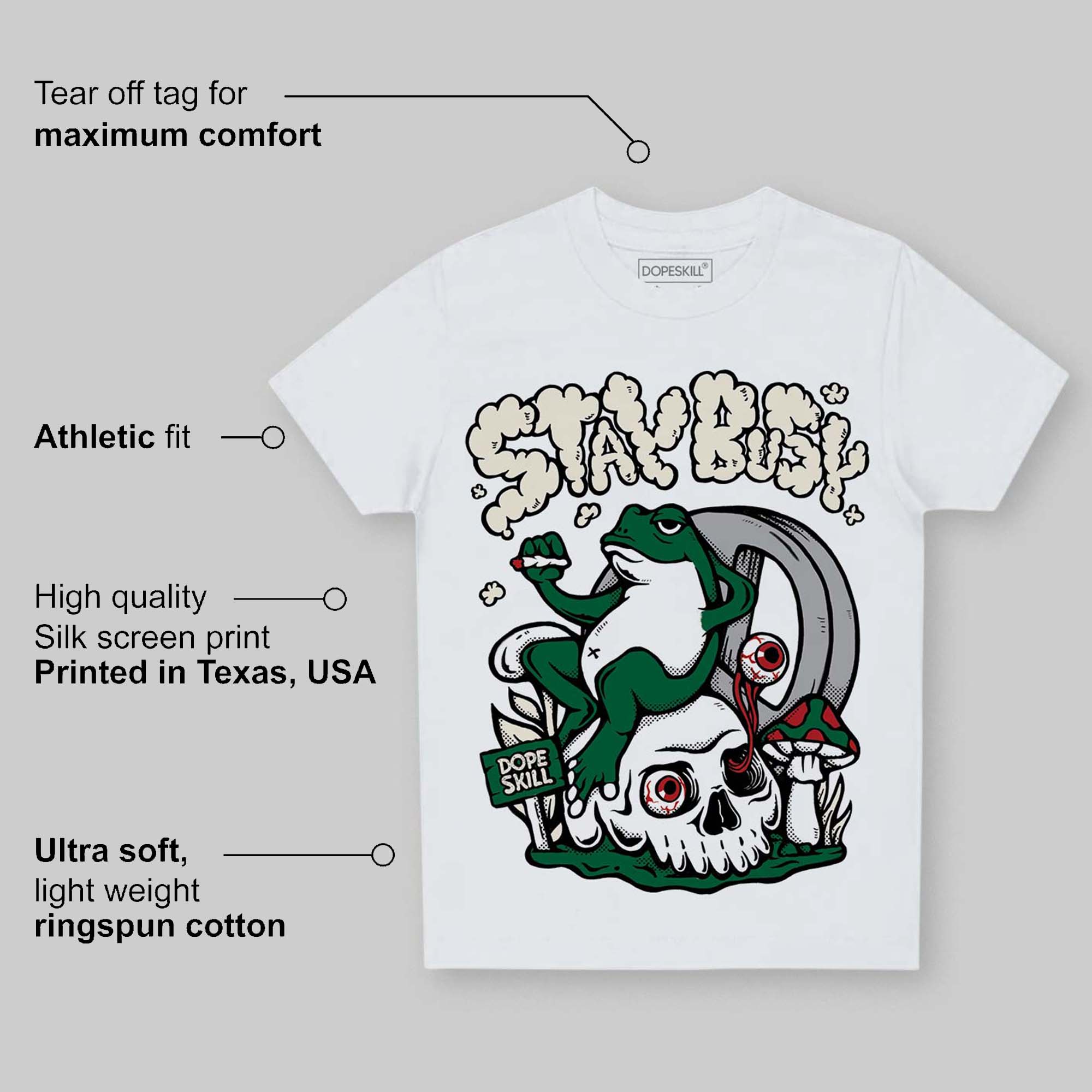 Pine Green 13s superstreetwear Toddler Kids T-shirt Stay Busy Graphic