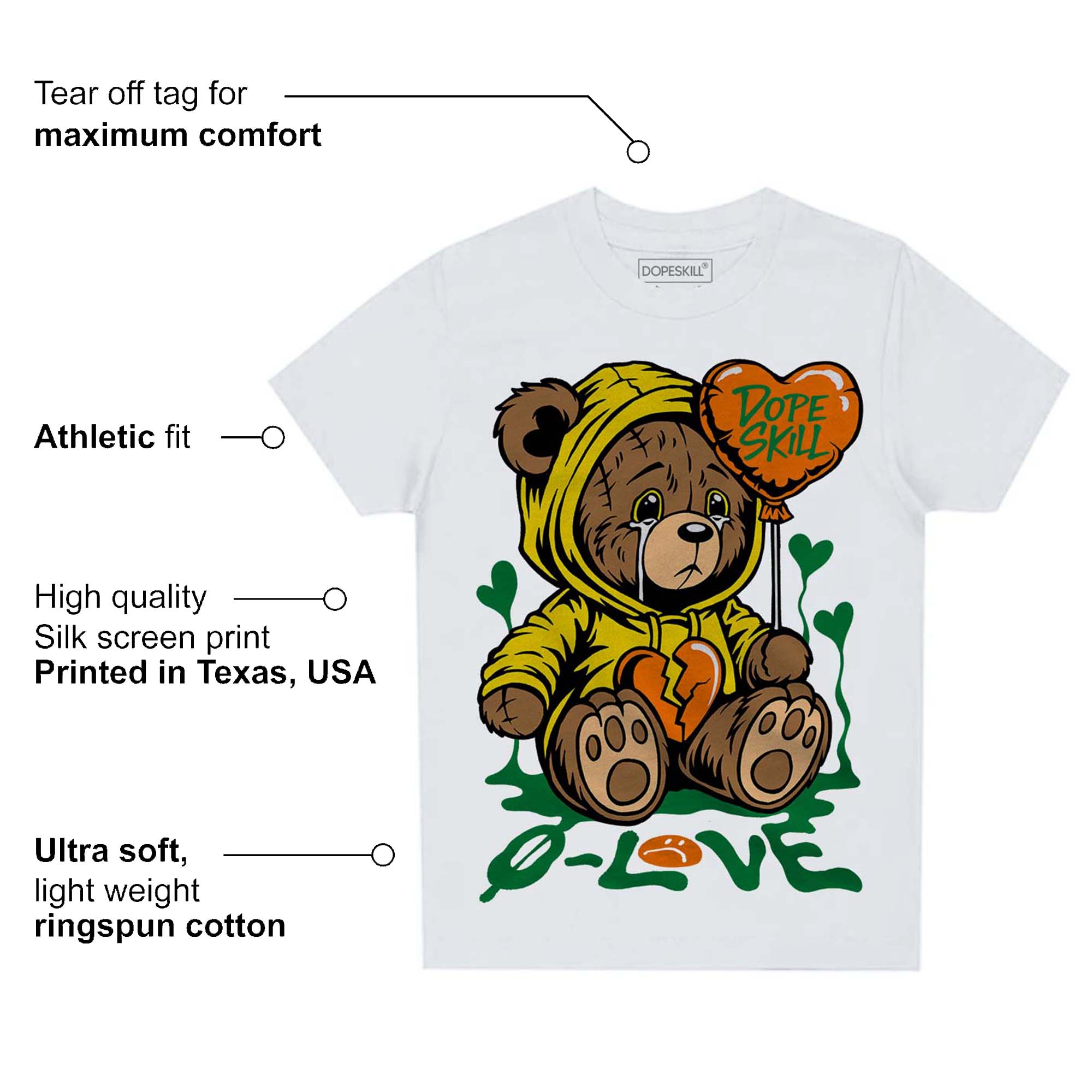 Dunk Reverse Brazil superstreetwear Toddler Kids T-shirt Broken Bear Graphic