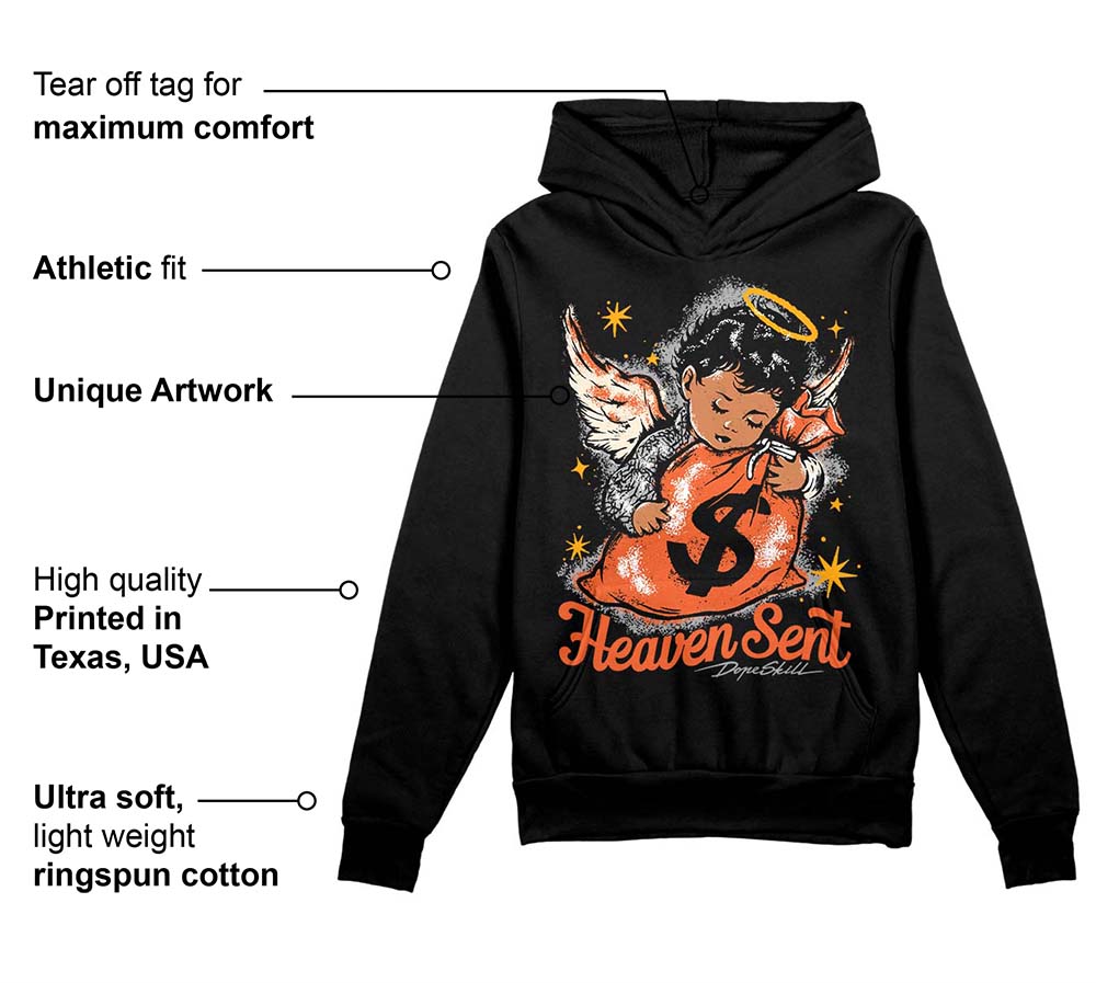 Georgia Peach 3s superstreetwear Hoodie Sweatshirt Heaven Sent Graphic