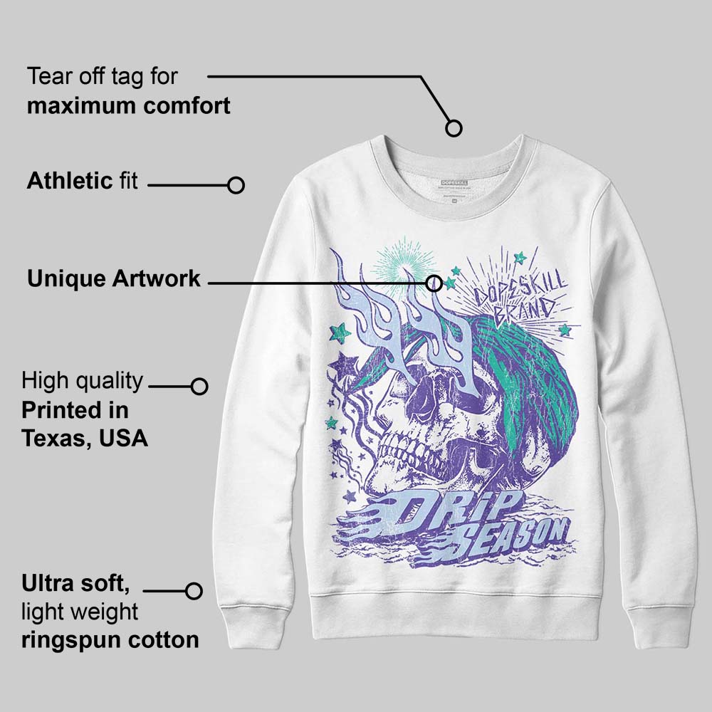 Grape 5s superstreetwear Sweatshirt Drip Season Graphic