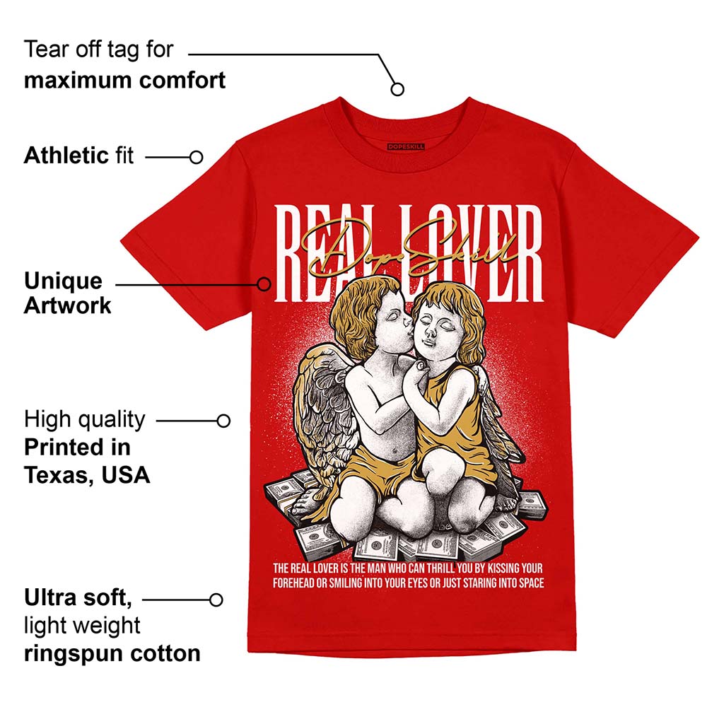 Red Collection superstreetwear Red T-shirt Real Lover Graphic