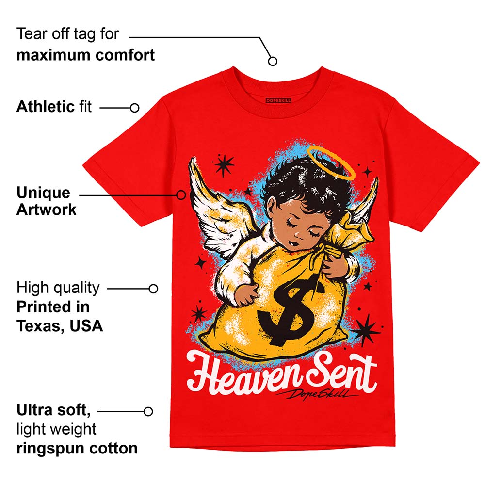 Red Collection superstreetwear Red T-shirt Heaven Sent Graphic