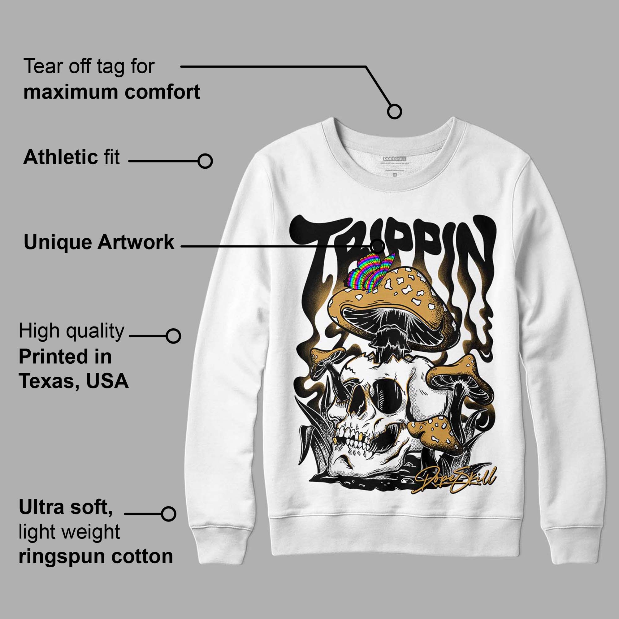 Gratitude 11s superstreetwear Sweatshirt Trippin Graphic