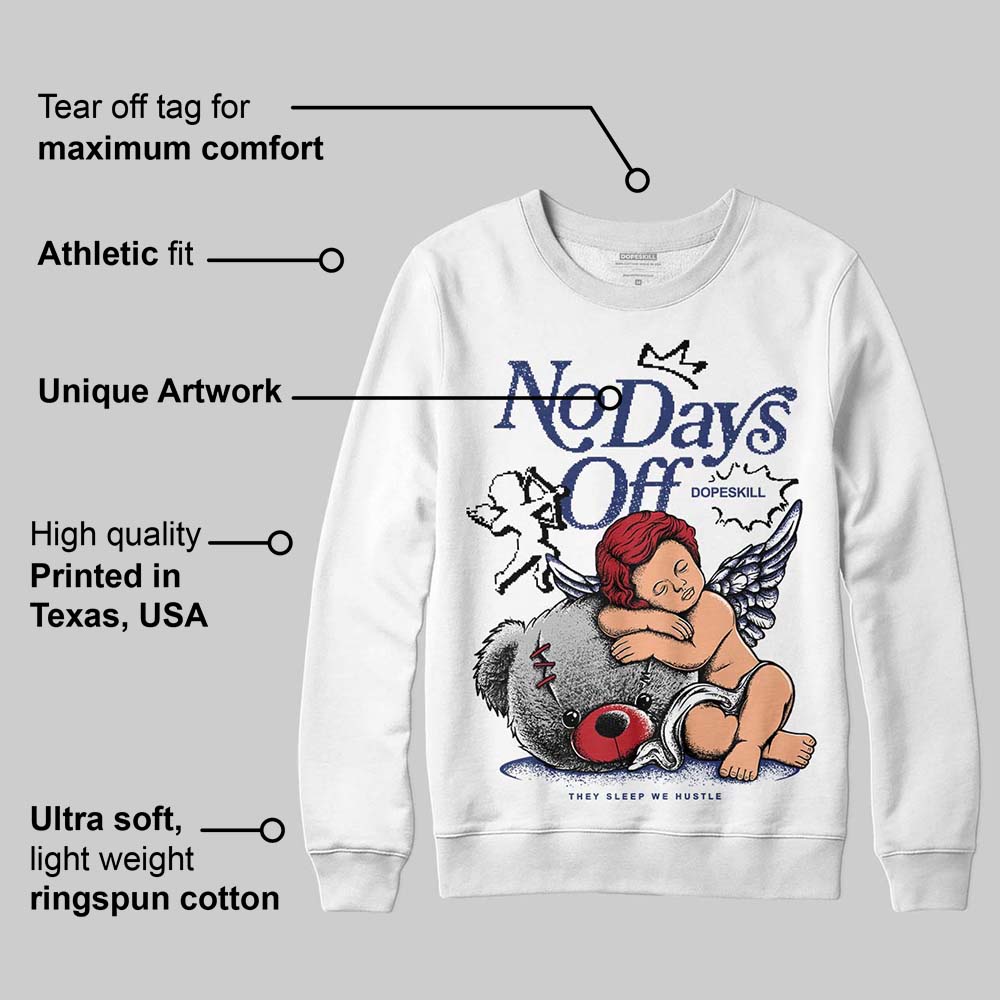 Rare Air Deep Royal Blue 1s superstreetwear Sweatshirt New No Days Off Graphic