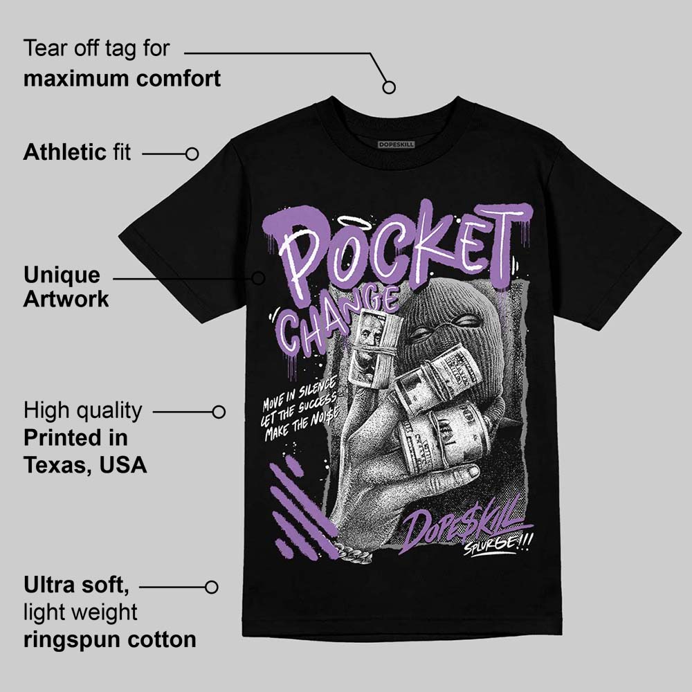 PURPLE Collection superstreetwear T-Shirt Pocket Change Graphic