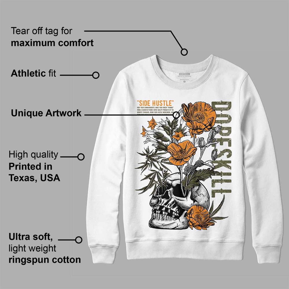 Olive 5s superstreetwear Sweatshirt Side Hustle Graphic