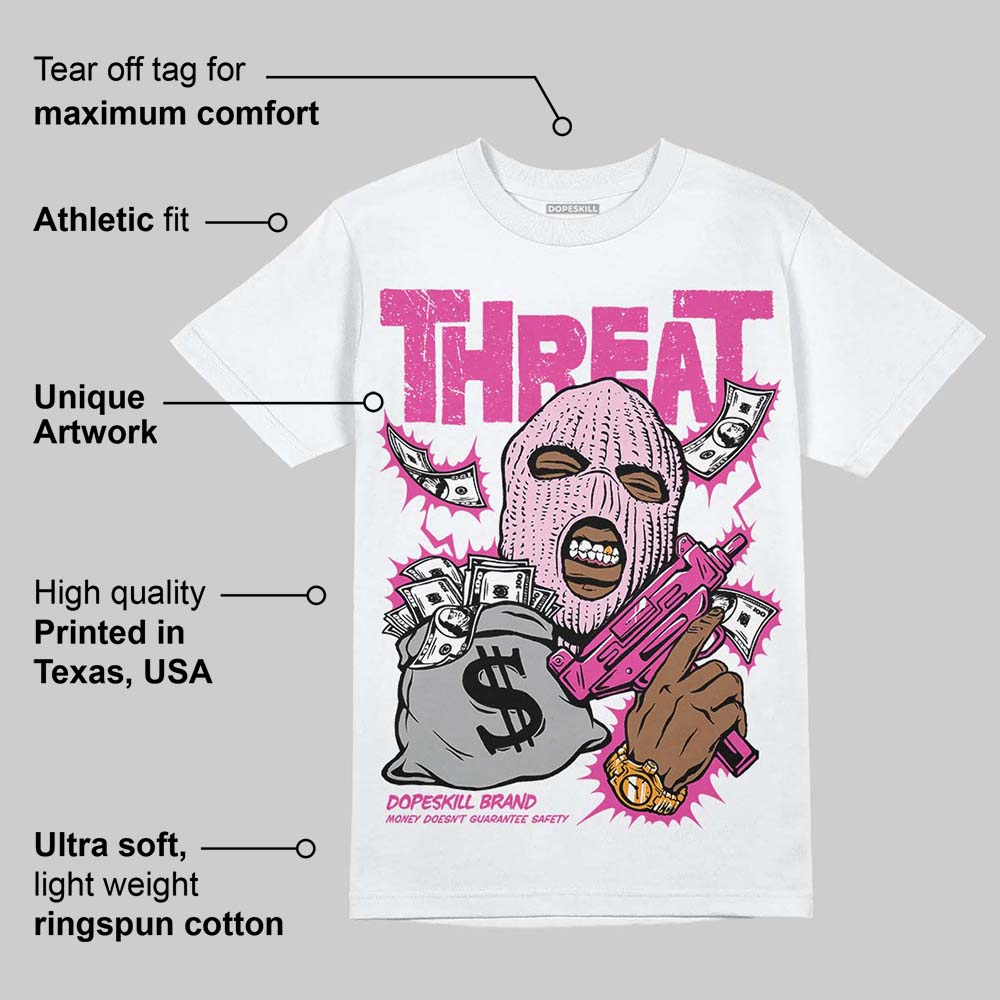 Pink Collection superstreetwear T-Shirt Under Threat Graphic