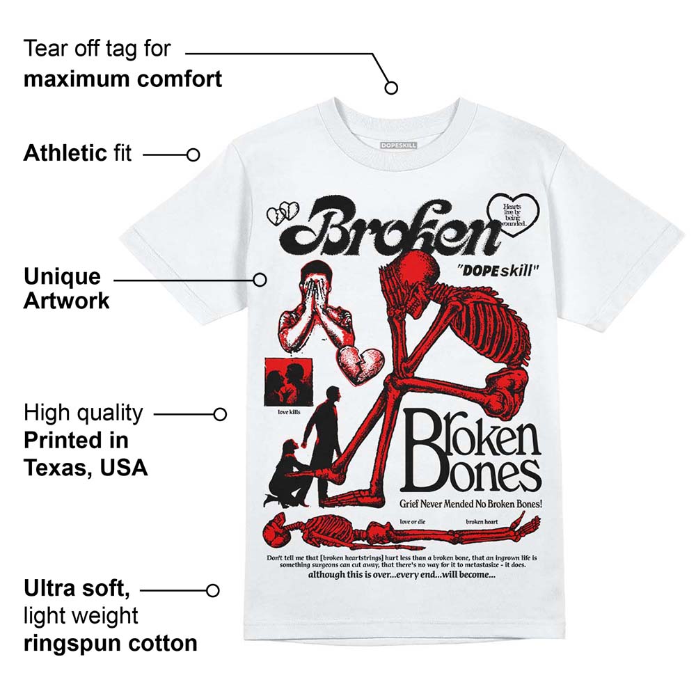 Cherry 12s superstreetwear T-Shirt Broken Bones Graphic