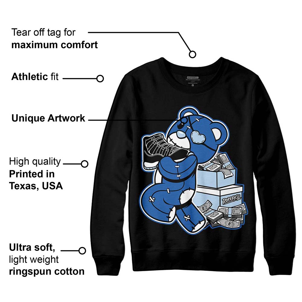 Space Jam 11s superstreetwear Sweatshirt Bear Steals Sneaker Graphic