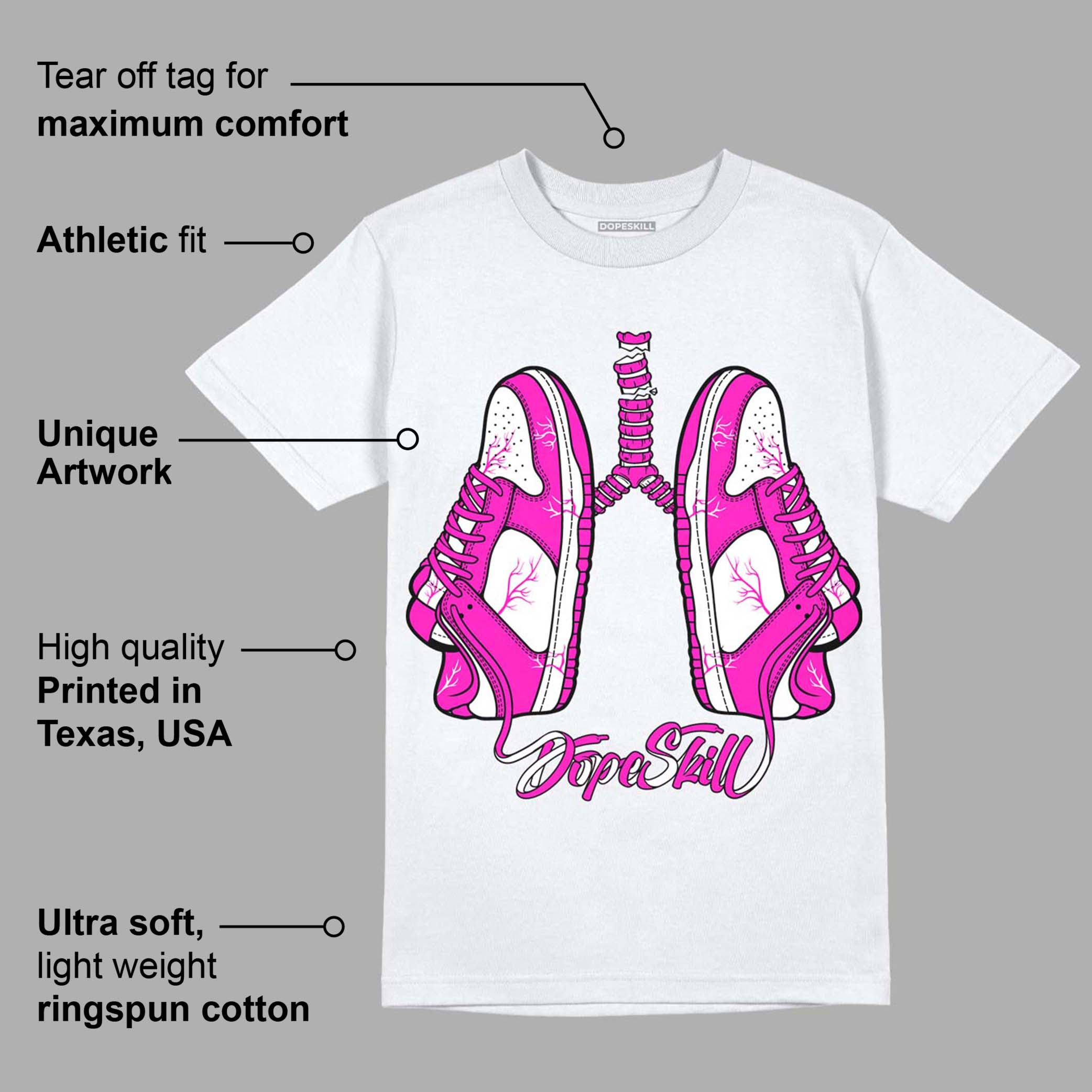 Dunk Low Active Fuchsia superstreetwear T-Shirt Breathe Graphic