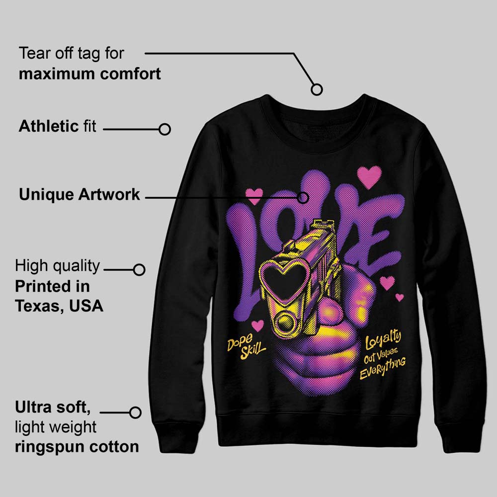 PURPLE Collection superstreetwear Sweatshirt Love Shot Graphic