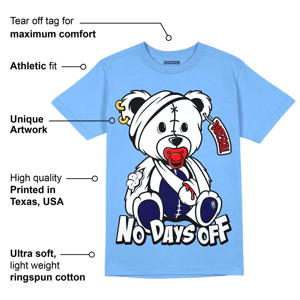 Powder Blue 9s superstreetwear Sky Blue T-shirt Hurt Bear Graphic