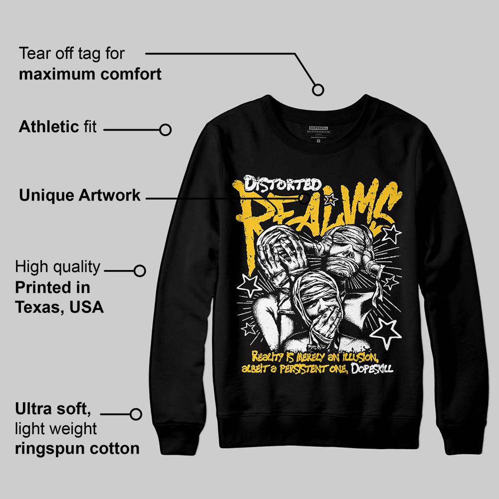 Yellow Collection superstreetwear Sweatshirt Distorted Realms Graphic
