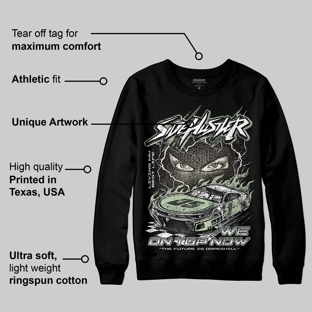 Seafoam 4s 2025 superstreetwear Sweatshirt New Side Hustler Graphic