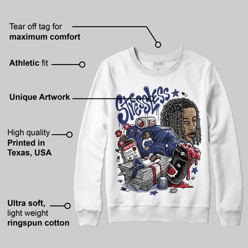 Rare Air Deep Royal Blue 1s superstreetwear Sweatshirt Stressless Graphic