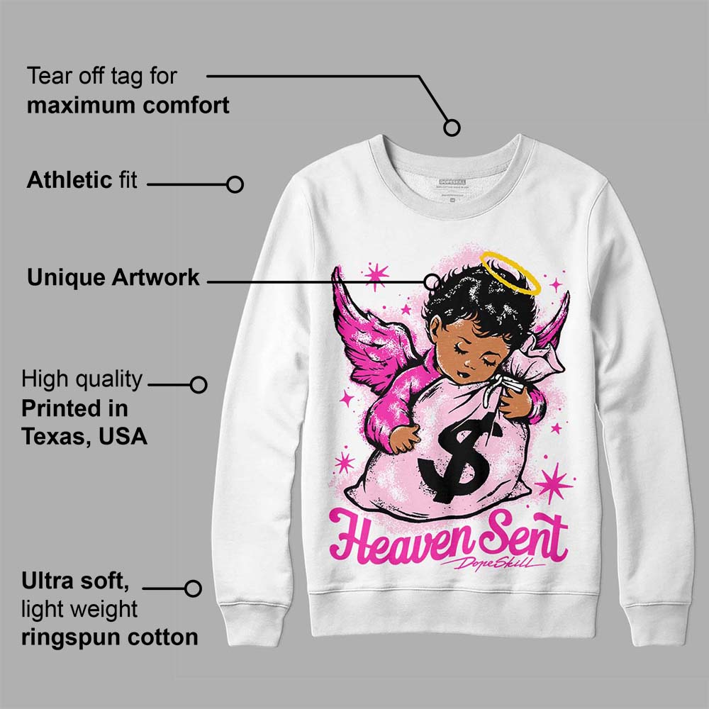 Triple Pink Dunk superstreetwear Sweatshirt Heaven Sent Graphic