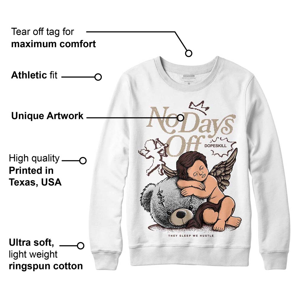 Latte 1s superstreetwear Sweatshirt New No Days Off Graphic