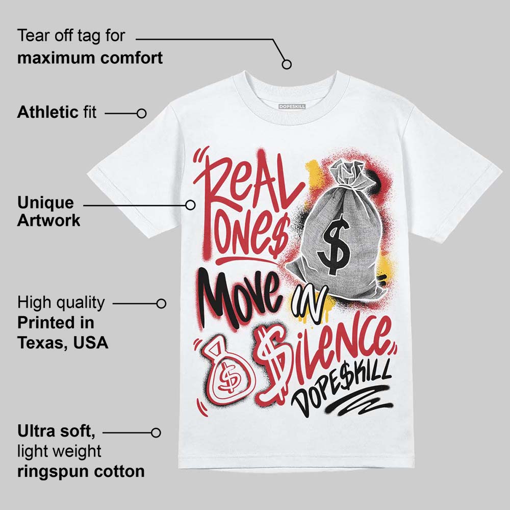 Ferrari 14s superstreetwear T-Shirt Real Ones Move In Silence Graphic