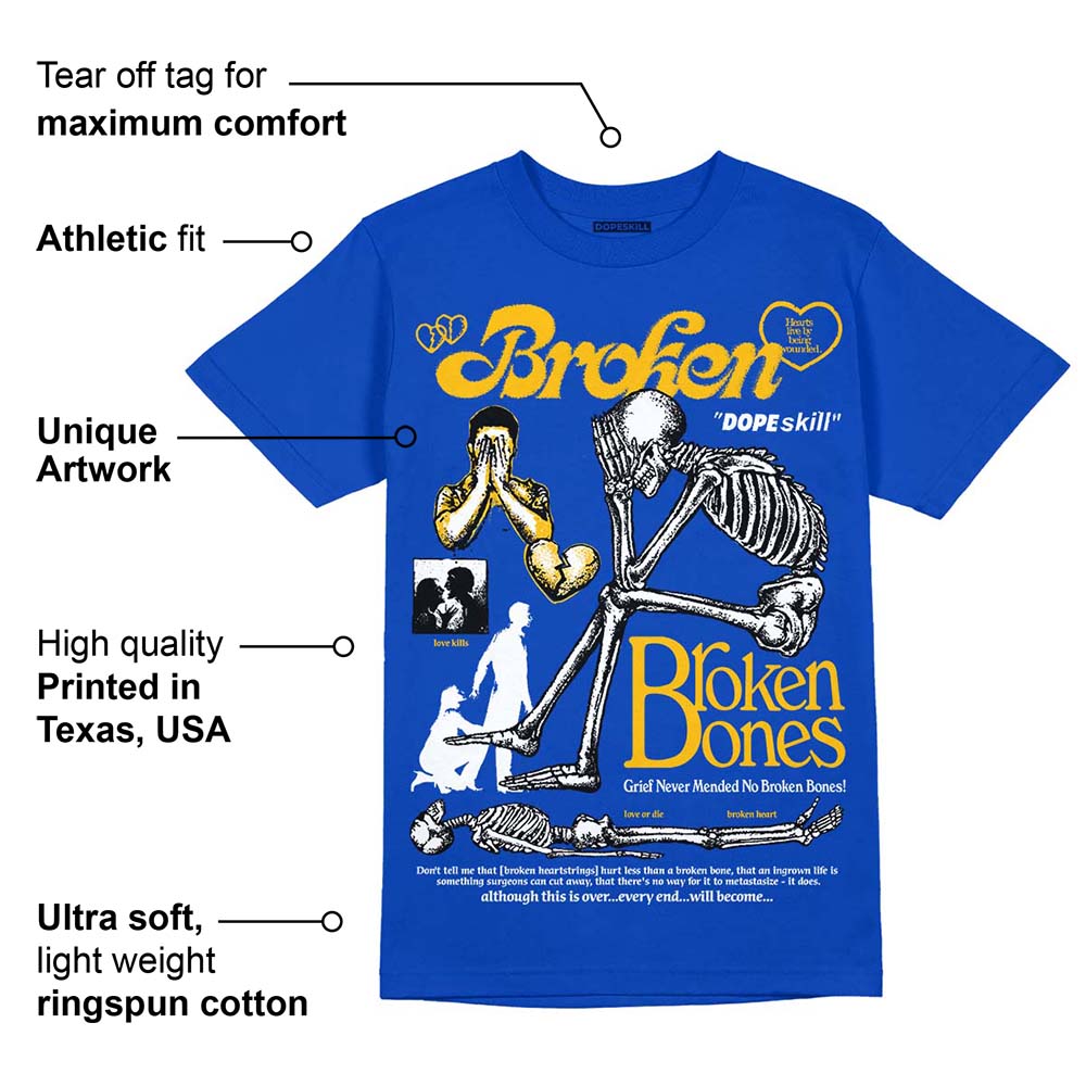 Royal Blue Collection superstreetwear Royal Blue T-shirt Broken Bones Graphic