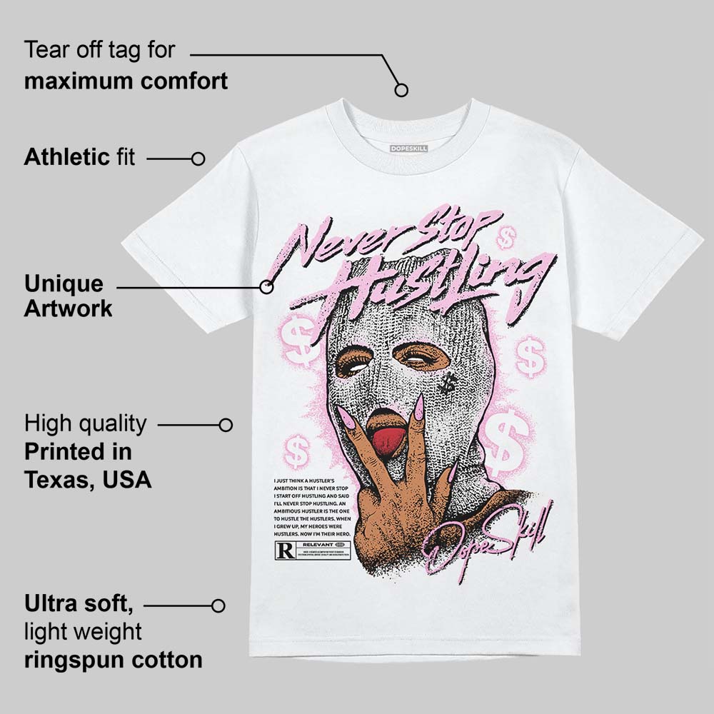 Orchid 4s superstreetwear T-Shirt Never Stop Hustling Graphic