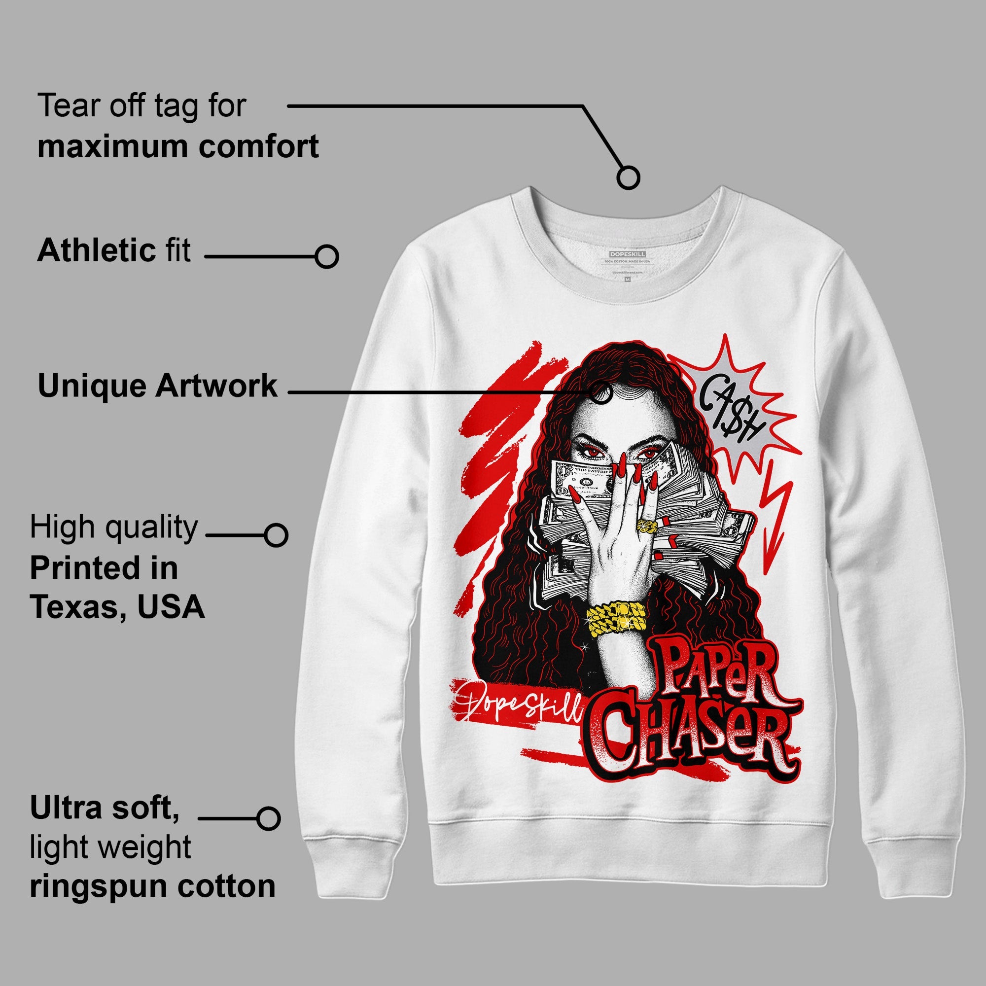 Red Cement 4S superstreetwear Sweatshirt NPC Graphic