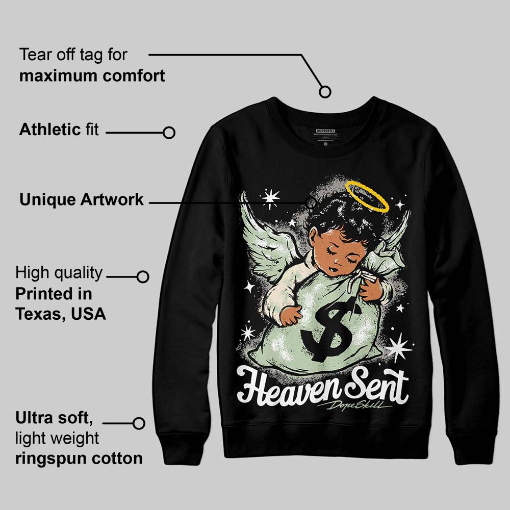 Seafoam 4s 2025 superstreetwear Sweatshirt Heaven Sent Graphic