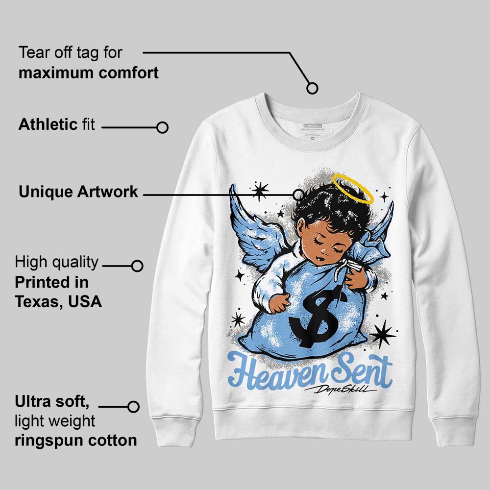 Melo 12s superstreetwear Sweatshirt Heaven Sent Graphic