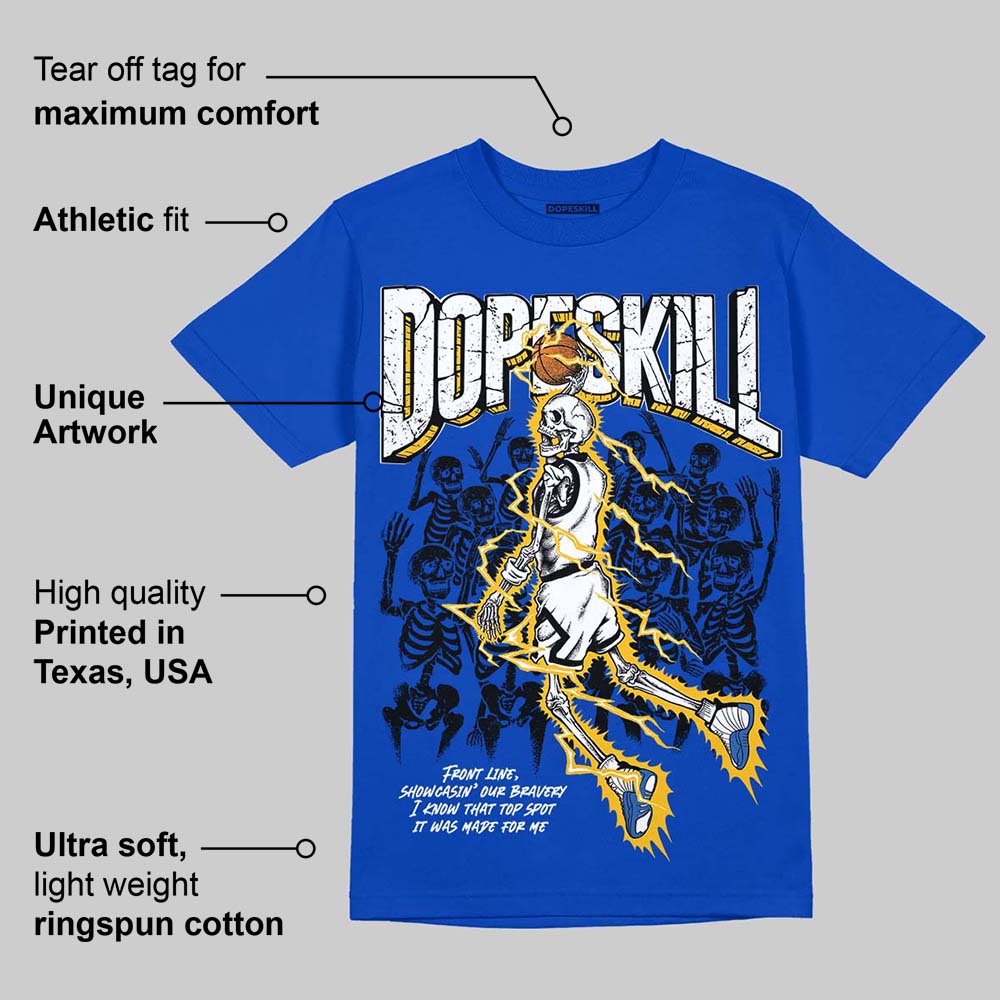 Blueberry 12s superstreetwear Royal T-shirt Thunder Dunk Graphic