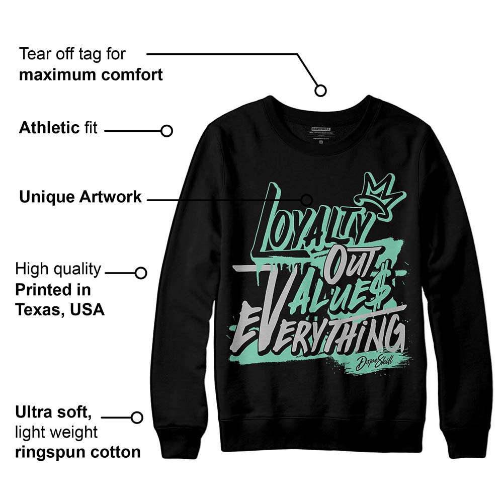 Green Glow 3s superstreetwear Sweatshirt LOVE Graphic