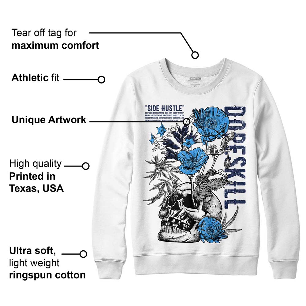 AJ Spizike White Obsidian superstreetwear Sweatshirt Side Hustle Graphic