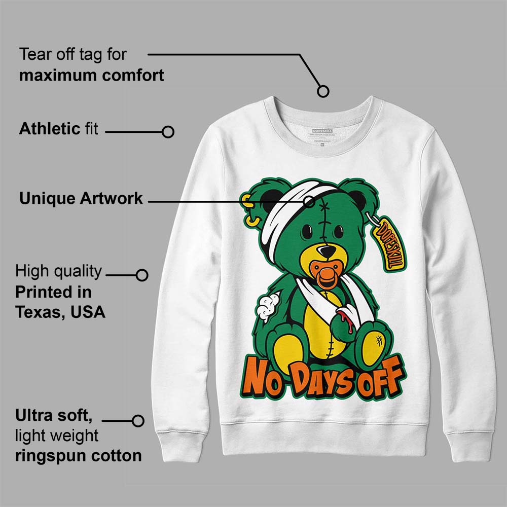 Green Collection superstreetwear Sweatshirt Hurt Bear Graphic
