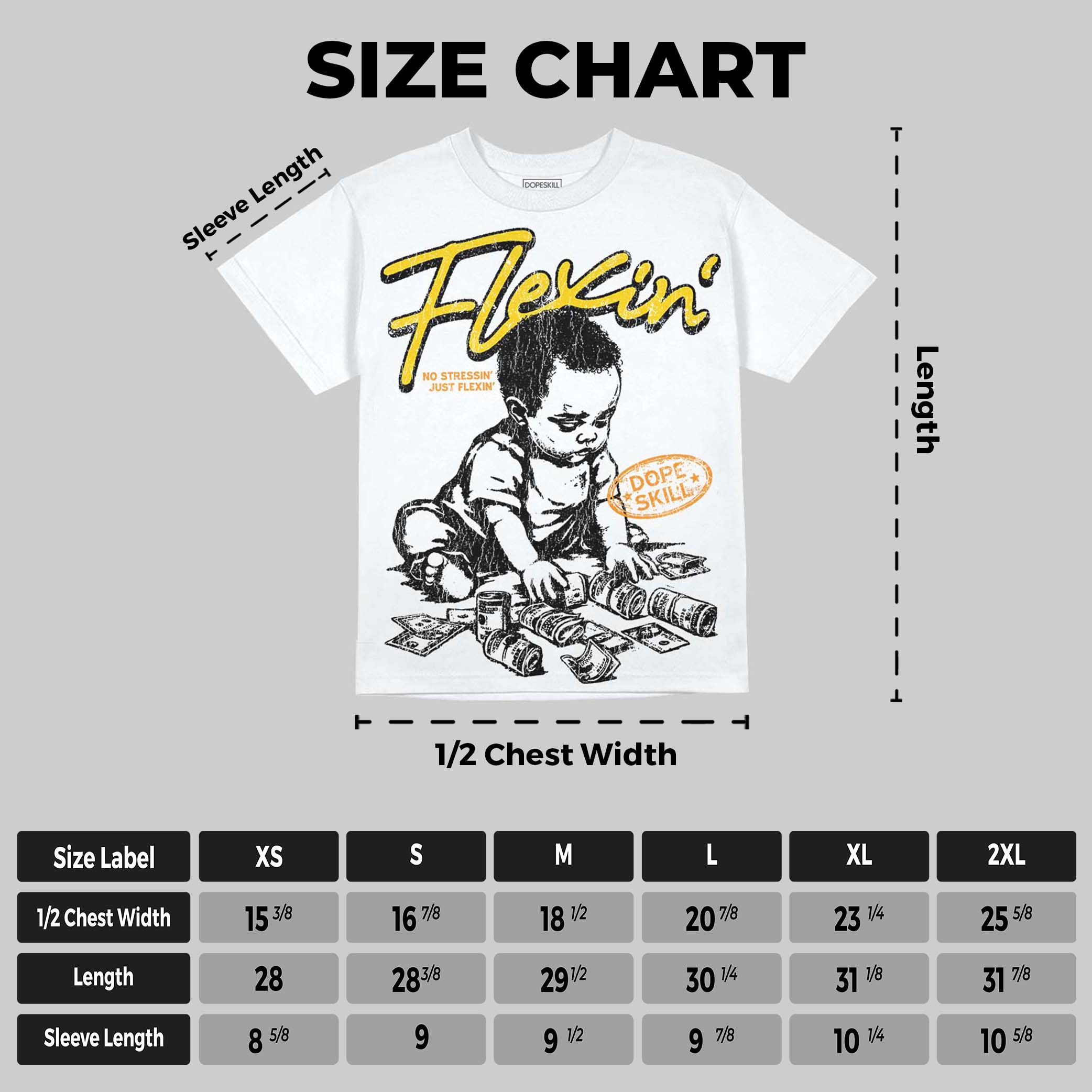 Yellow Ochre 6s superstreetwear Oversize Print T-Shirt Flexin' Graphic