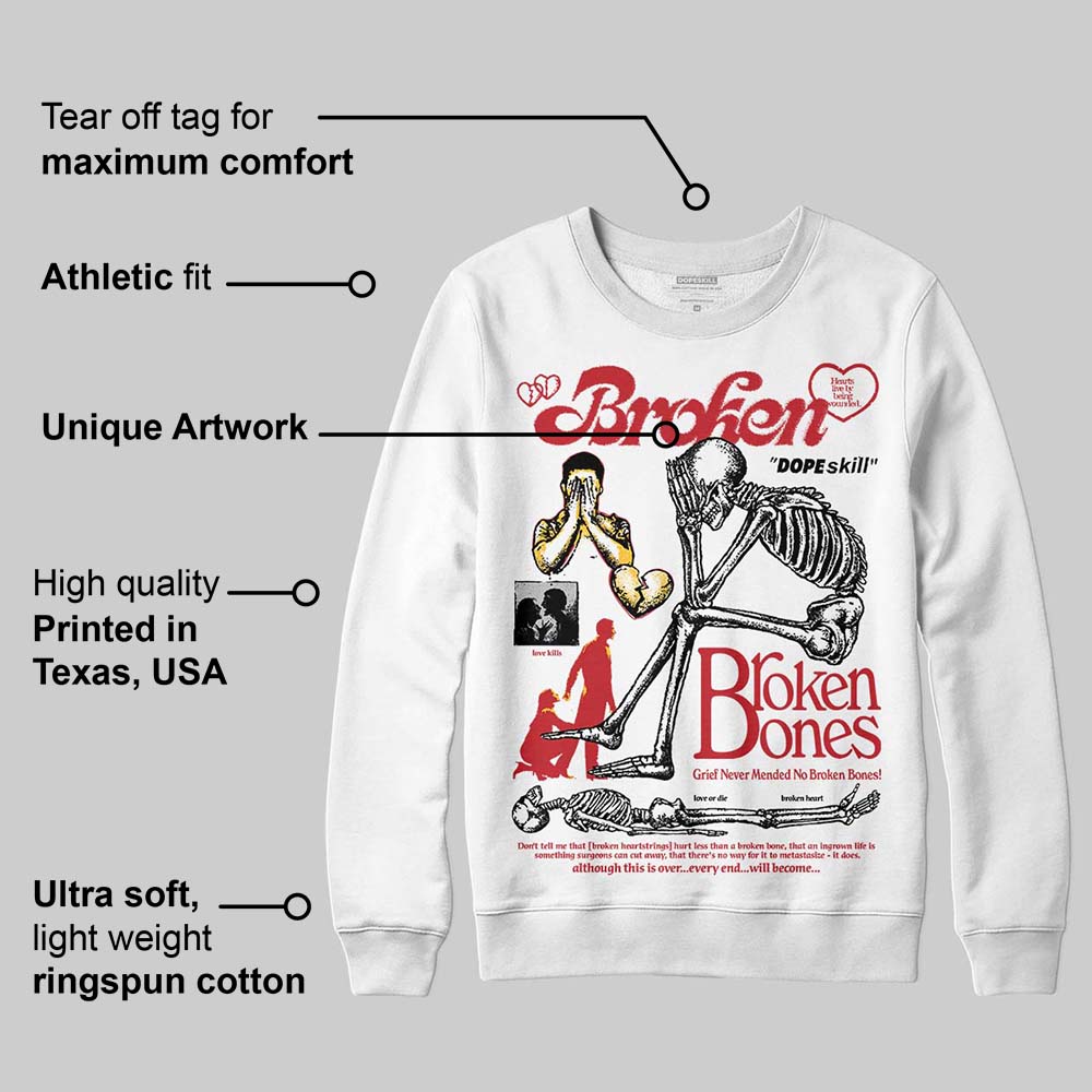 Ferrari 14s superstreetwear Sweatshirt Broken Bones Graphic