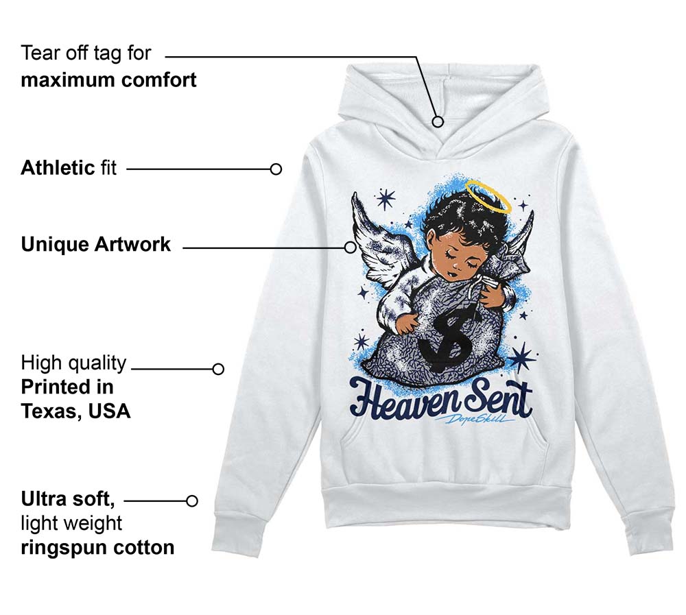 AJ Spizike White Obsidian superstreetwear Hoodie Sweatshirt Heaven Sent Graphic
