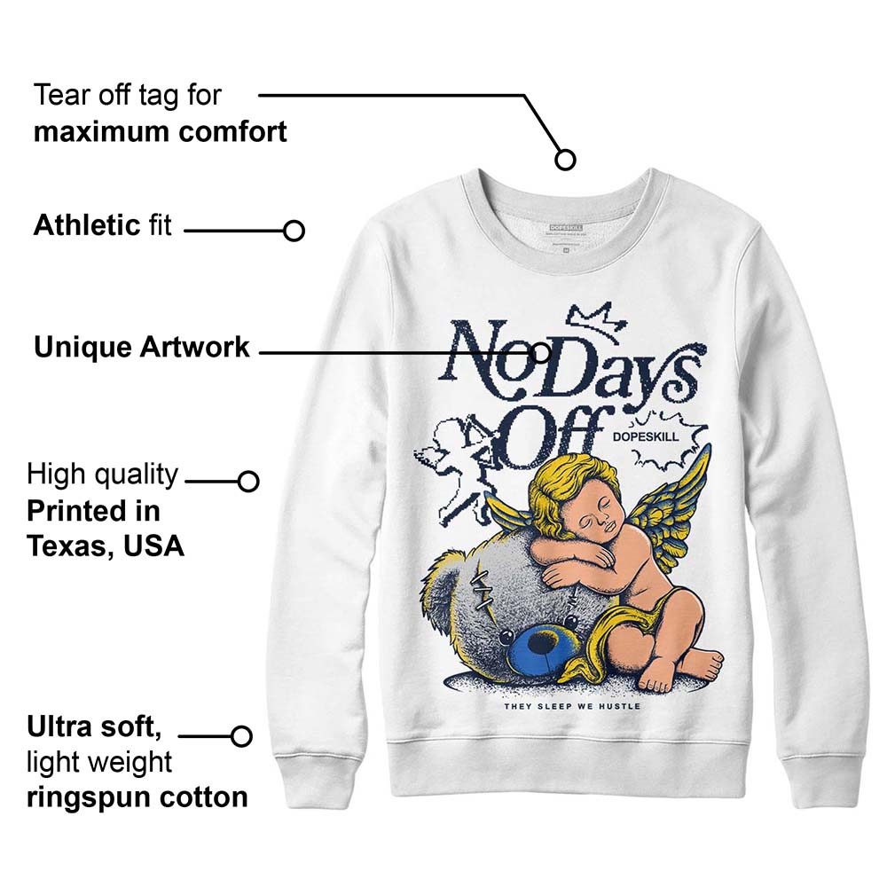 Michigan Dunks superstreetwear Sweatshirt New No Days Off Graphic