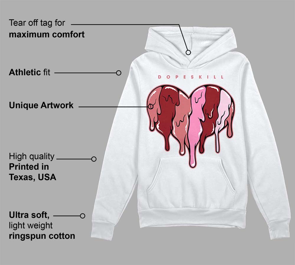 Valentine's Day Collection superstreetwear Hoodie Sweatshirt Slime Drip Heart Graphic