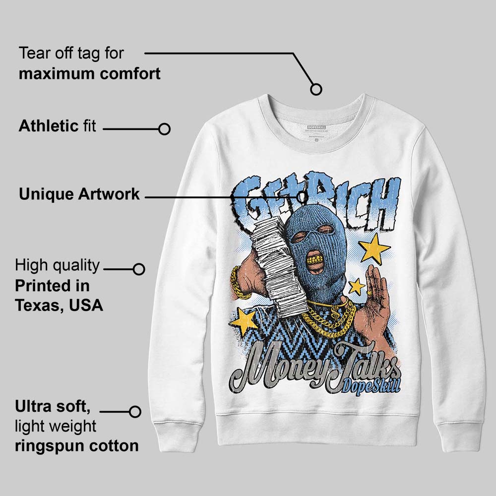 Melo 12s superstreetwear Sweatshirt Get Rich Graphic