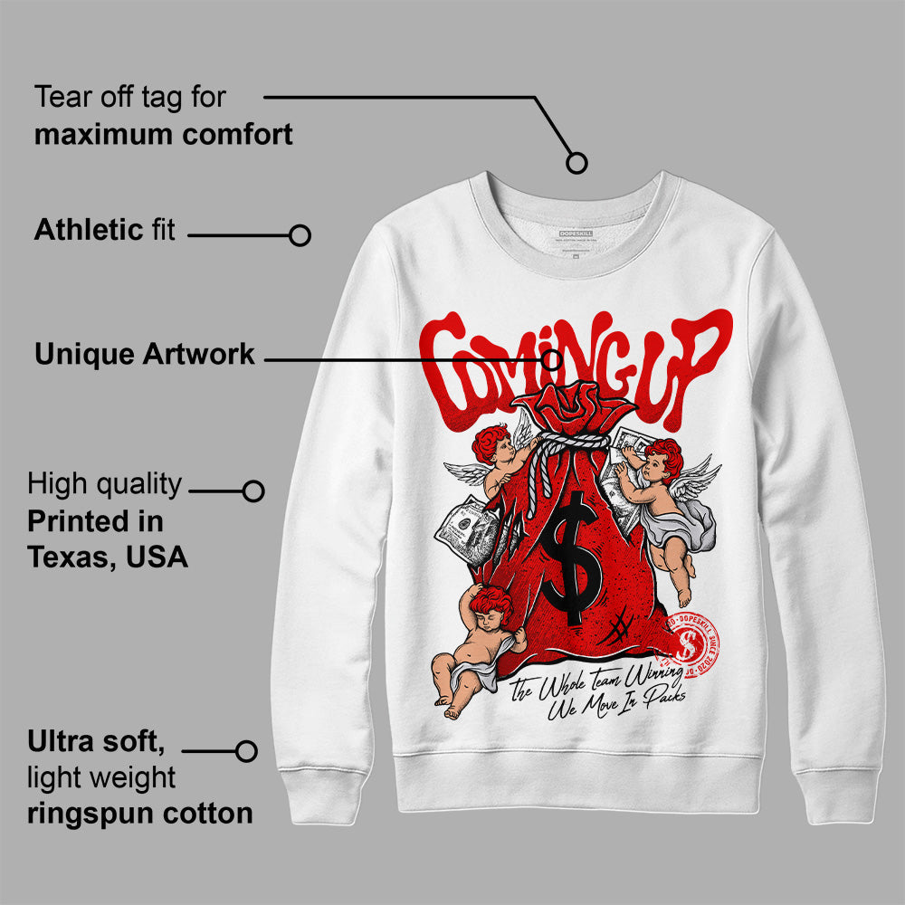 Red Cement 4S superstreetwear Sweatshirt Money Bag Coming Up Graphic