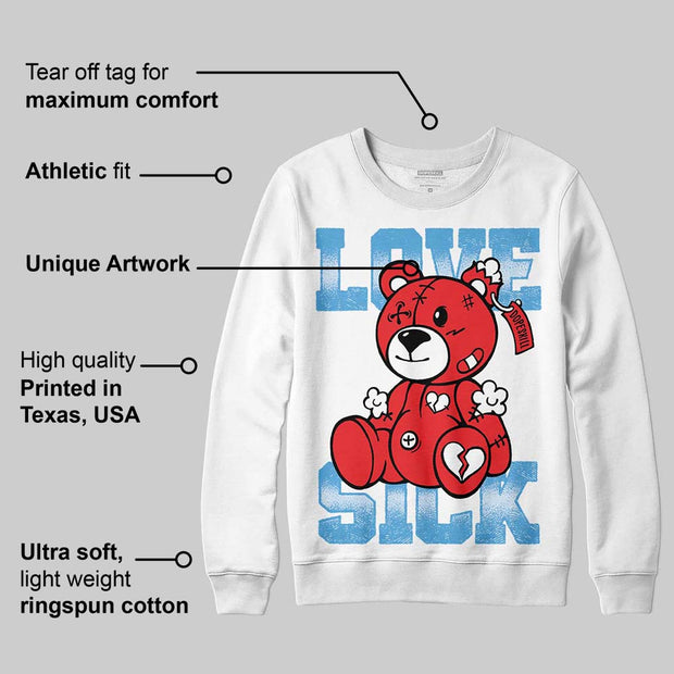 Cherry 11s DopeSkill Sweatshirt Love Sick Graphic