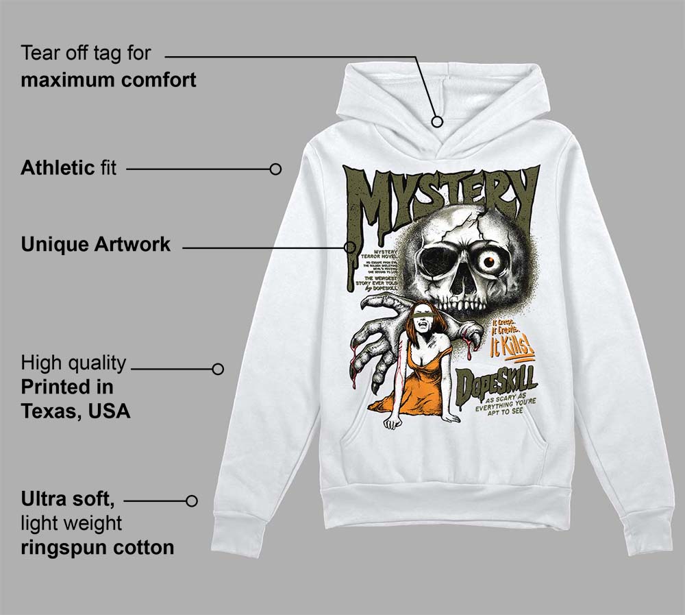 Olive 5s superstreetwear Hoodie Sweatshirt Mystery Ghostly Grasp Graphic