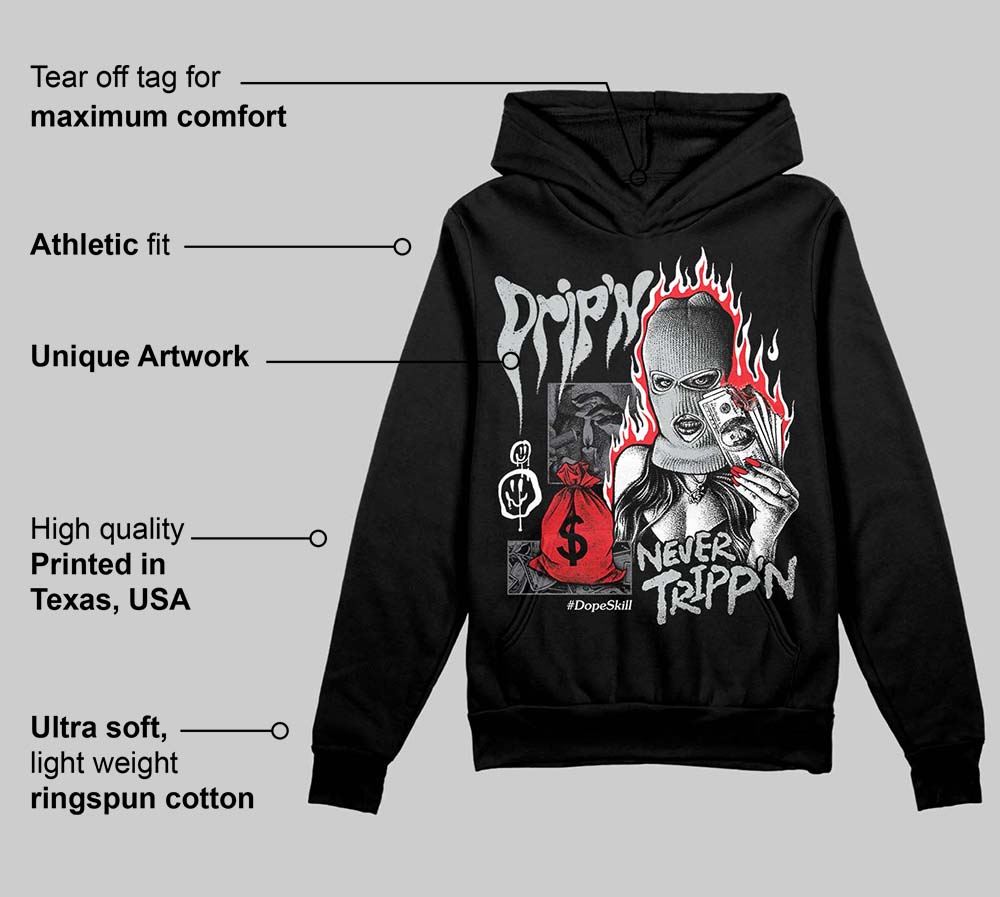 Fear 4s superstreetwear Hoodie Sweatshirt Drip'n Never Tripp'n Graphic