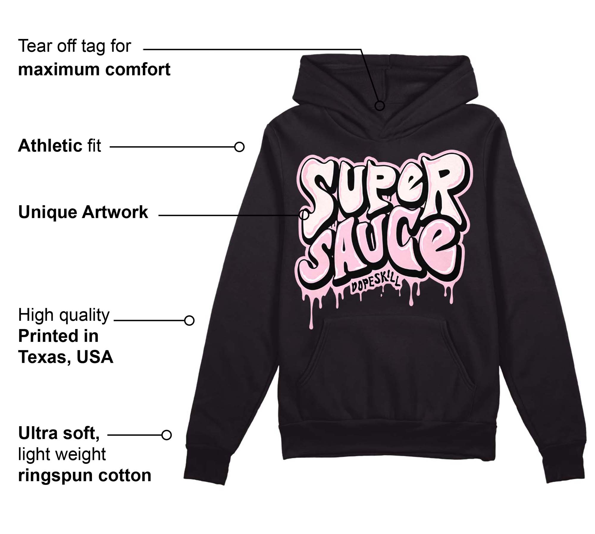 Dunk Low Pink Foam superstreetwear Hoodie Sweatshirt Super Sauce Graphic